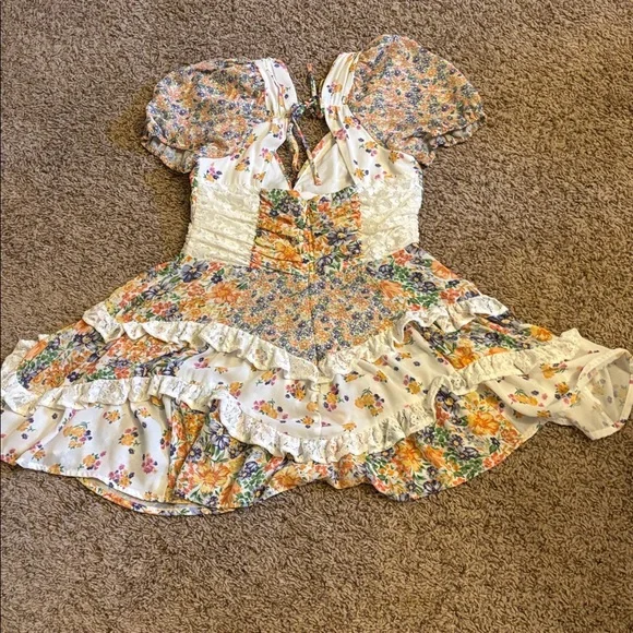 for love & lemons rosalyn mini dress in marigold green For Love & Lemons Rosalyn Maxi Green